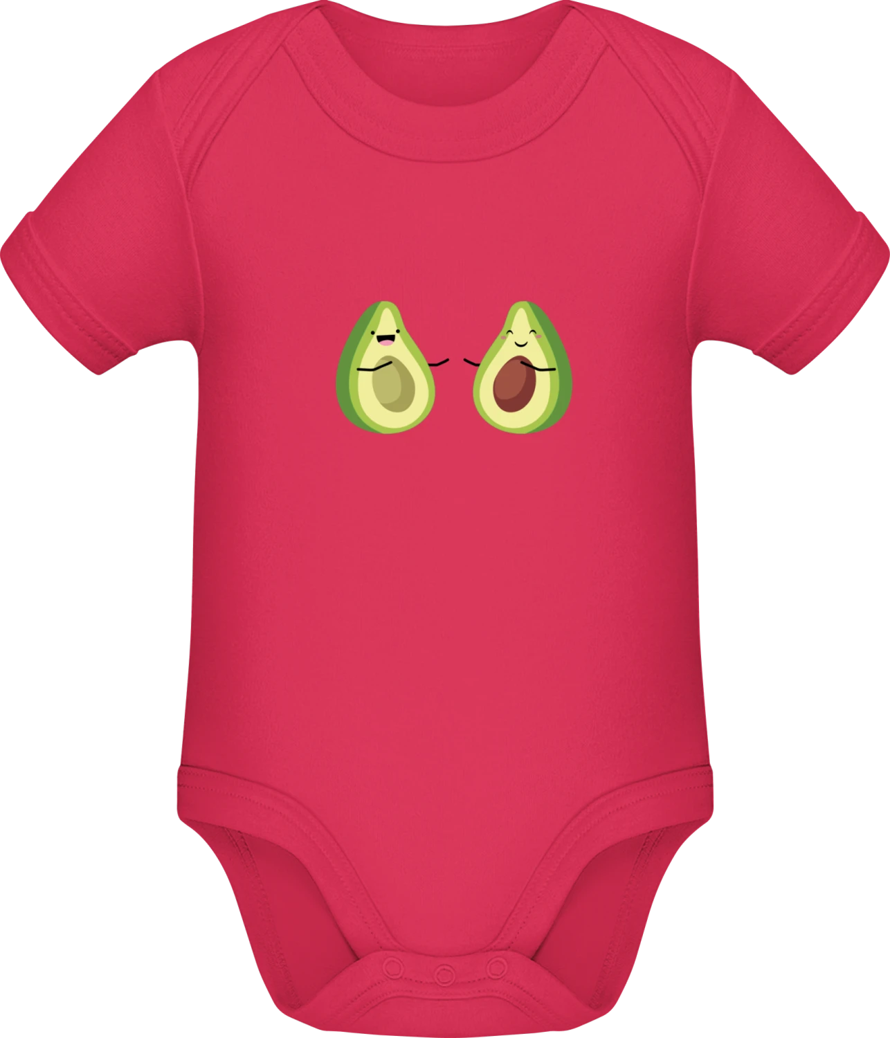 Avocado Love - Sorbet Sonar SSL organic babybodsuit - Front