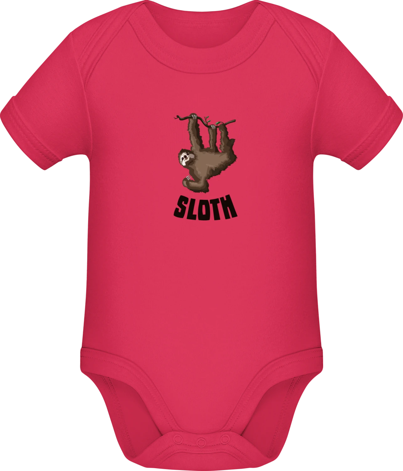 Sloth - Sorbet Sonar SSL organic babybodsuit - Front