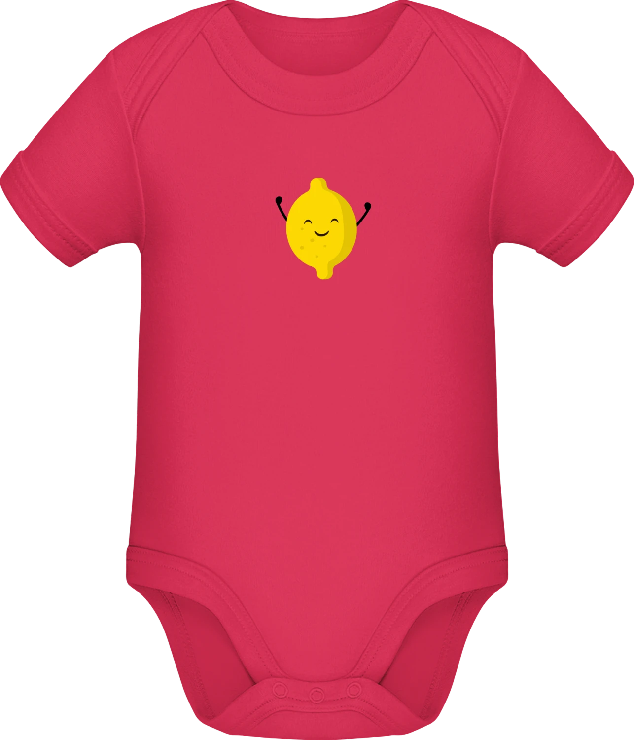 Happy Lemon - Sorbet Sonar SSL organic babybodsuit - Front