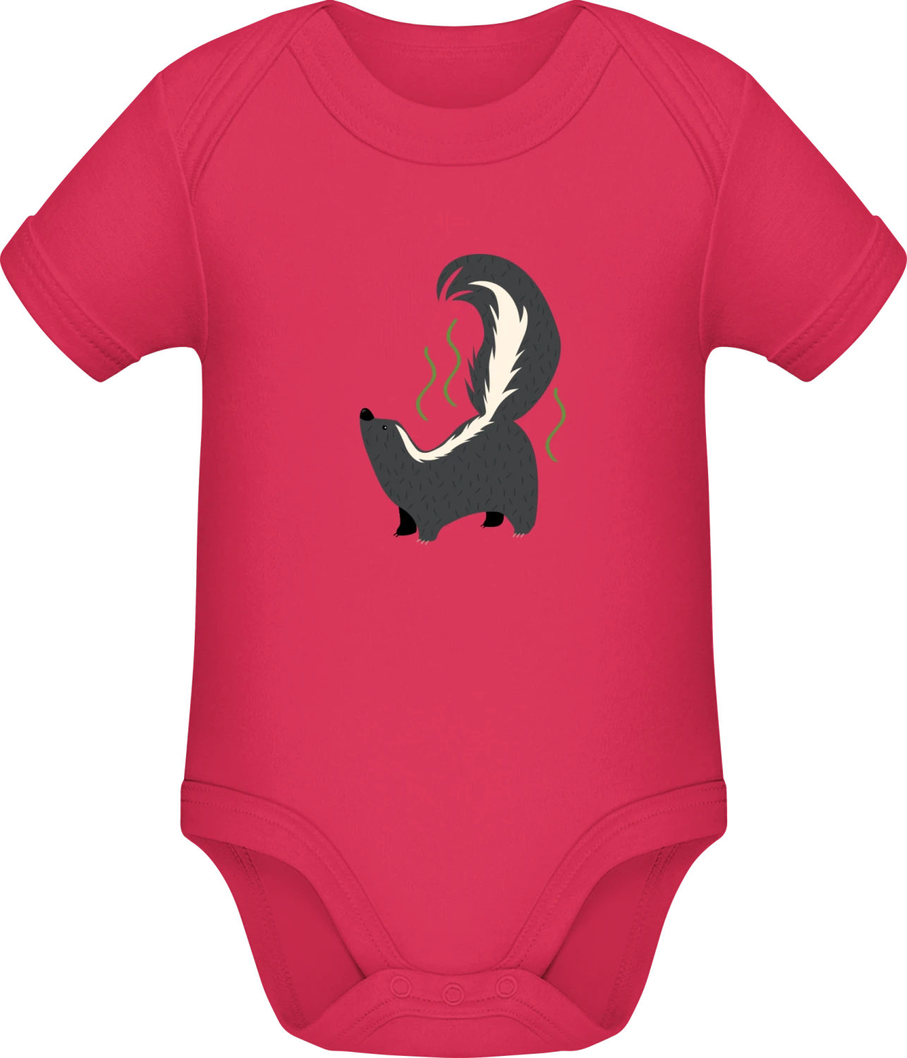 Stinky Skunk - Sorbet Sonar SSL organic babybodsuit - Front