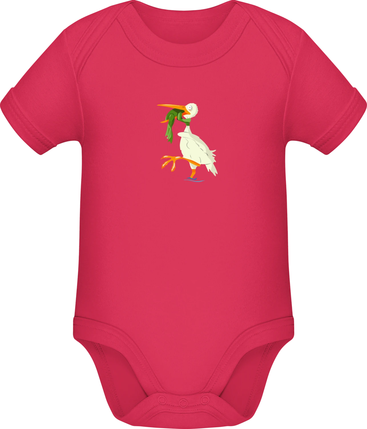 Frog and Stork - Sorbet Sonar SSL organic babybodsuit - Front