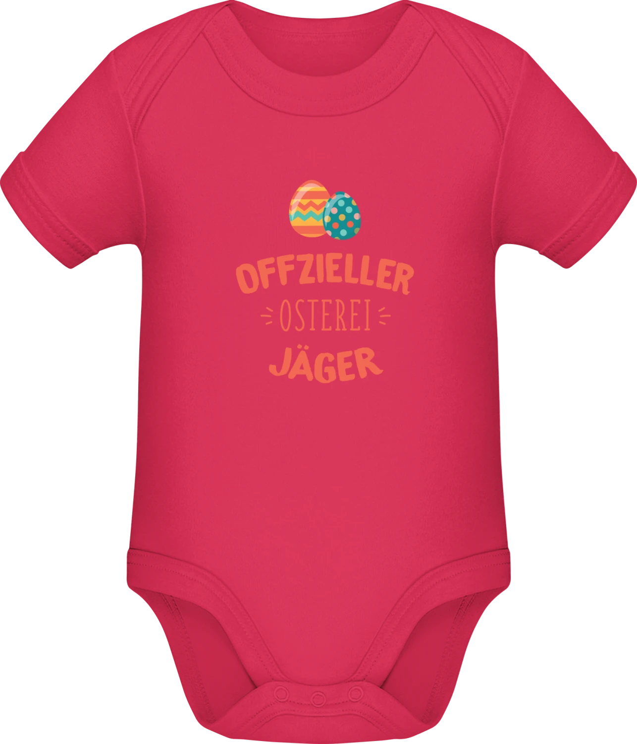 Offizieller Osterei Jäger - Sorbet Sonar SSL organic babybodsuit - Front