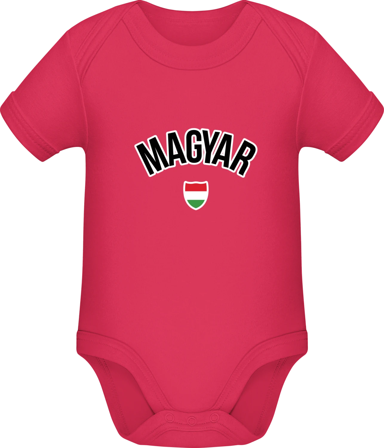 MAGYAR Fan - Sorbet Sonar SSL organic babybodsuit - Front