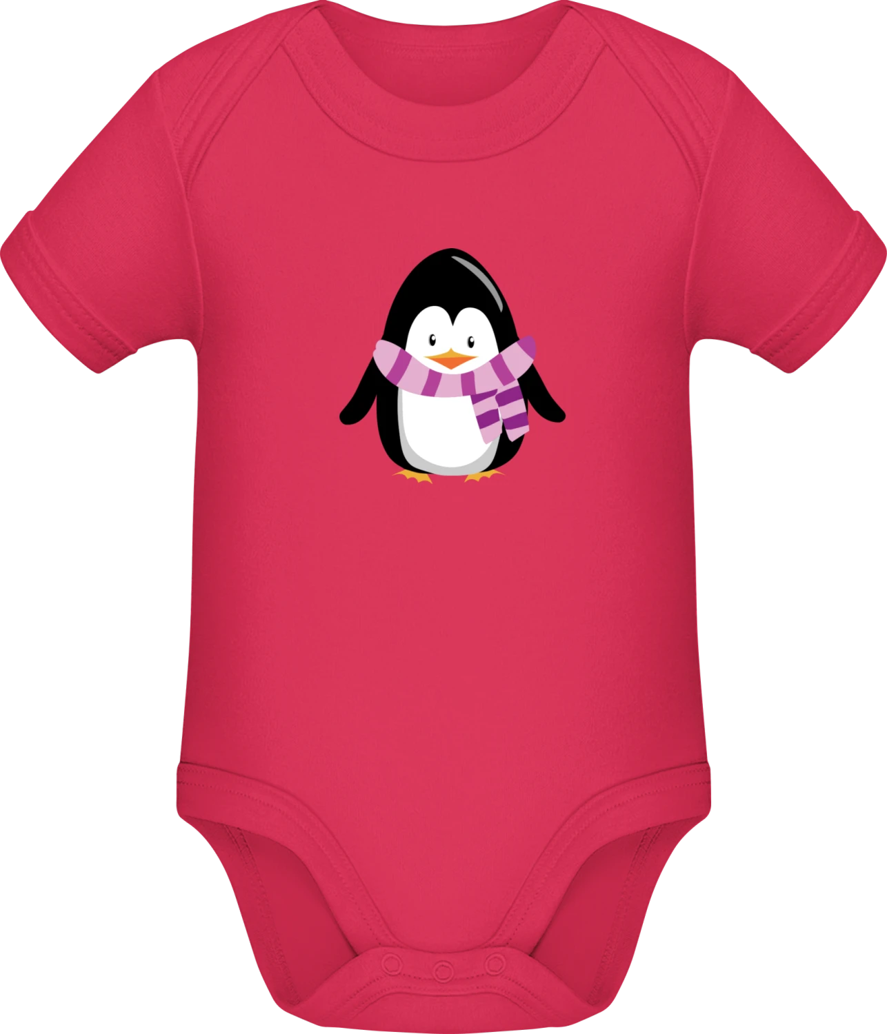 Penguin Freezing - Sorbet Sonar SSL organic babybodsuit - Front