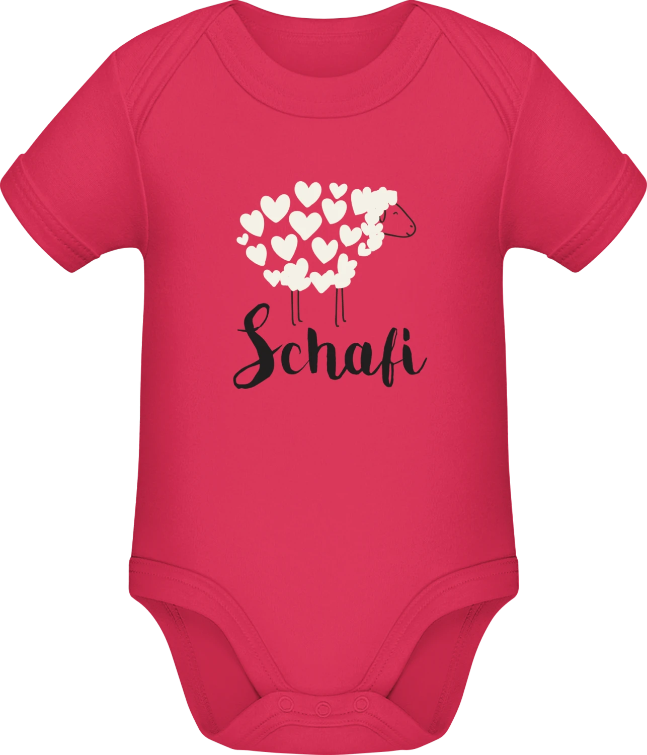 Schafi - Sorbet Sonar SSL organic babybodsuit - Front