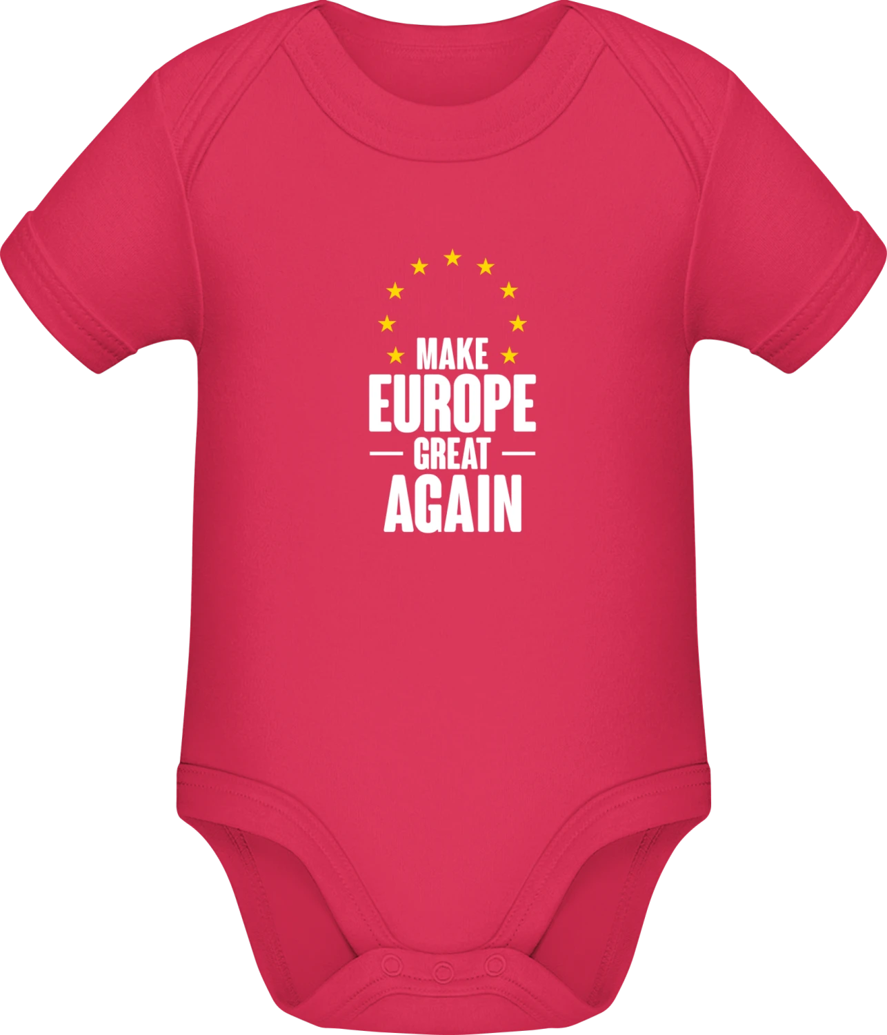 Make Europe Great Again Slogan - Sorbet Sonar SSL organic babybodsuit - Front