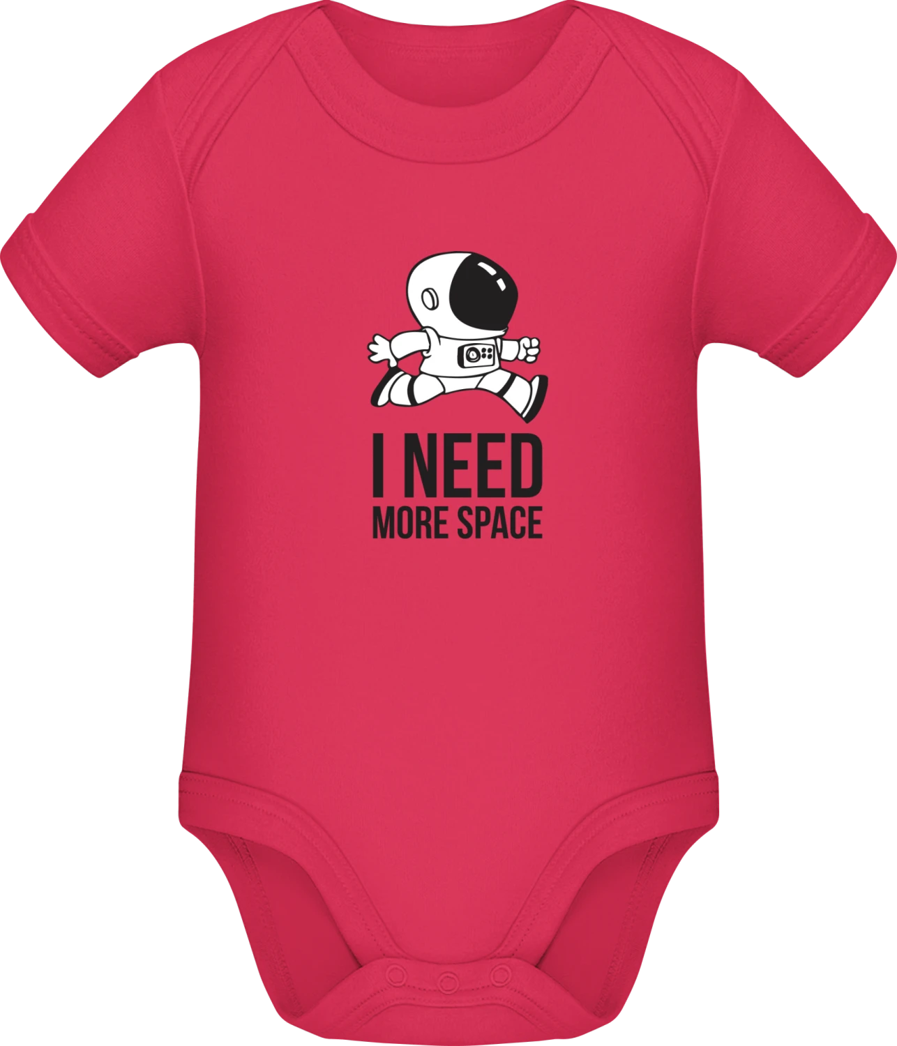 I Need More Space - Sorbet Sonar SSL organic babybodsuit - Front