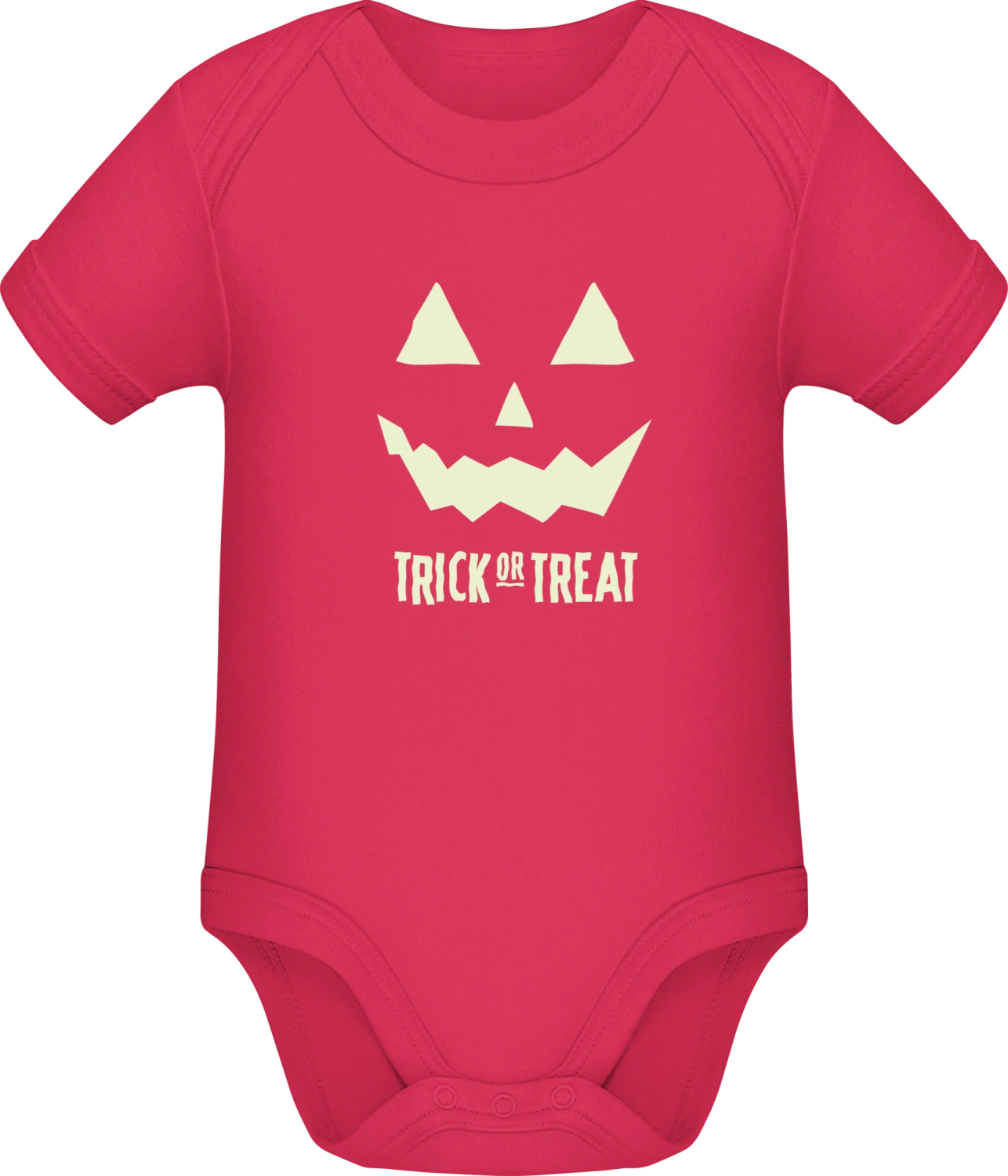 Halloween Trick Or Treat - Sorbet Sonar SSL organic babybodsuit - Front