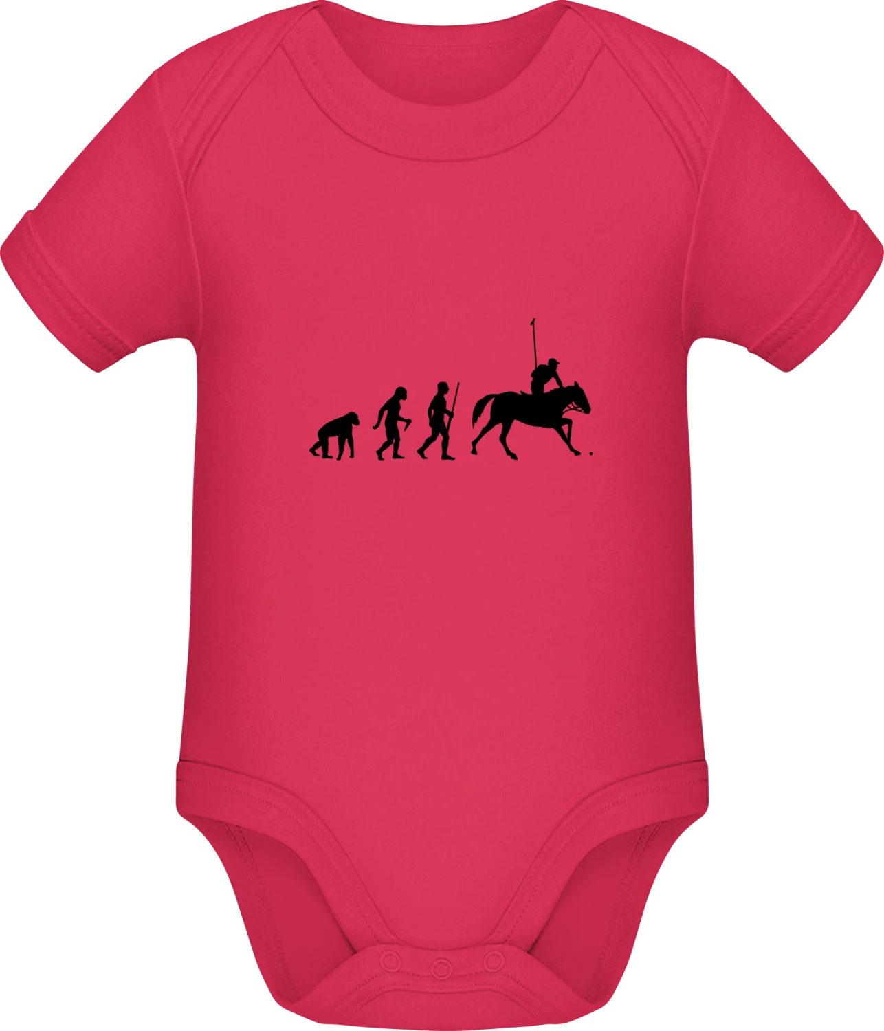 Polo Player Evolution - Sorbet Sonar SSL organic babybodsuit - Front