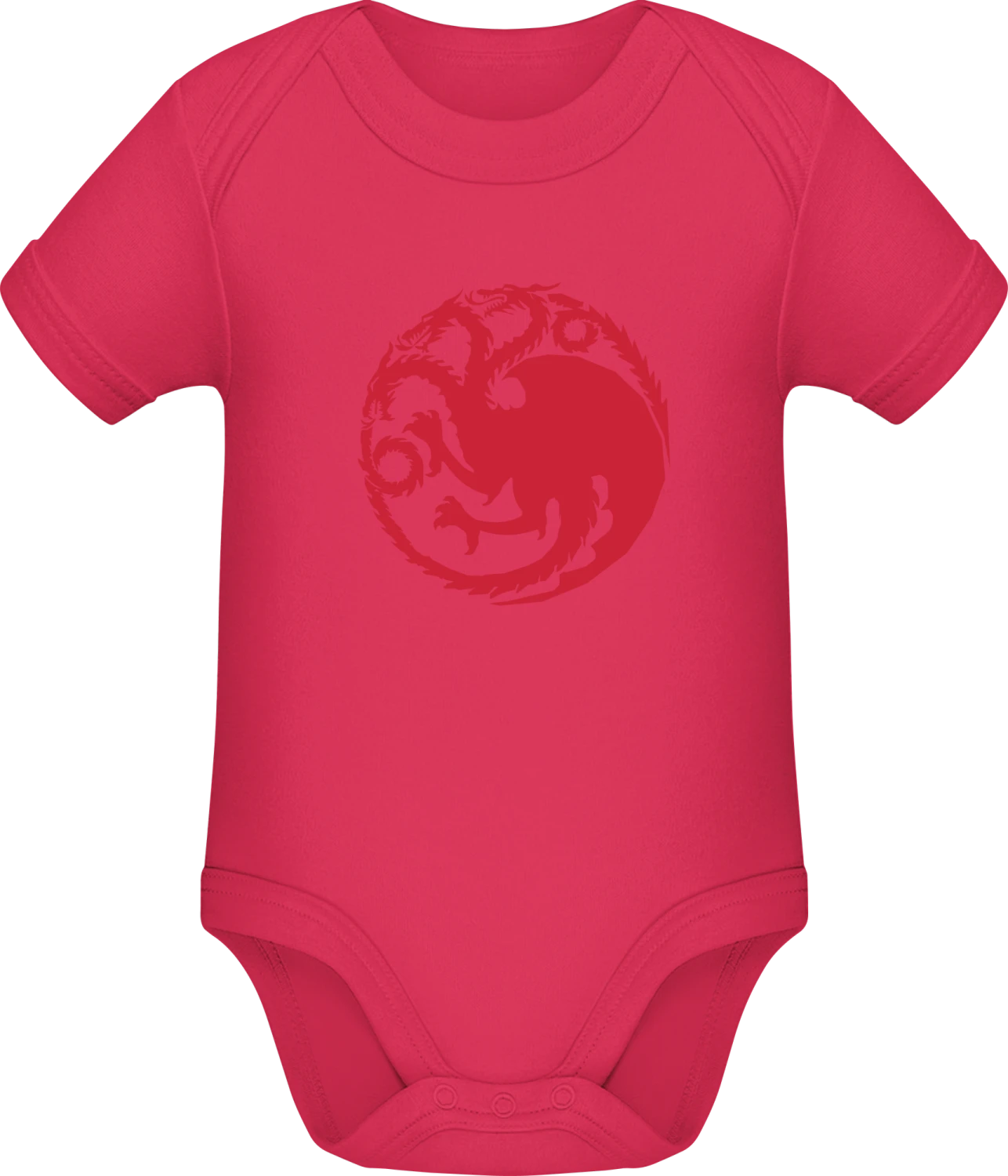 Targaryen - Sorbet Sonar SSL organic babybodsuit - Front