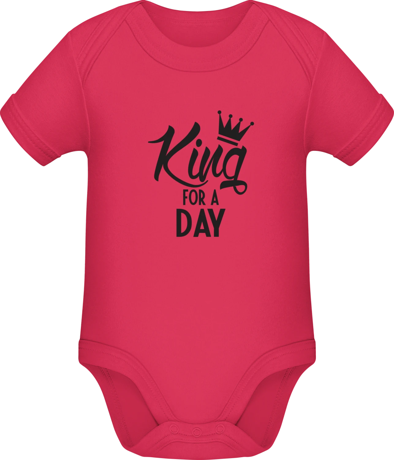 King For A Day - Sorbet Sonar SSL organic babybodsuit - Front