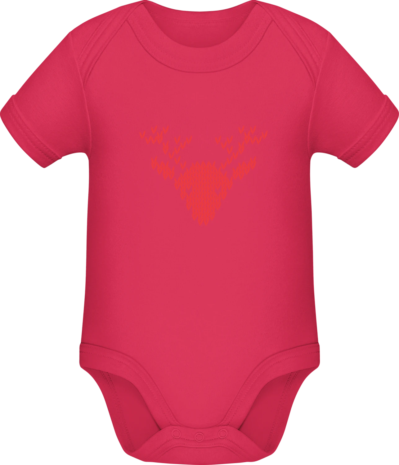 Deer Knit - Sorbet Sonar SSL organic babybodsuit - Front