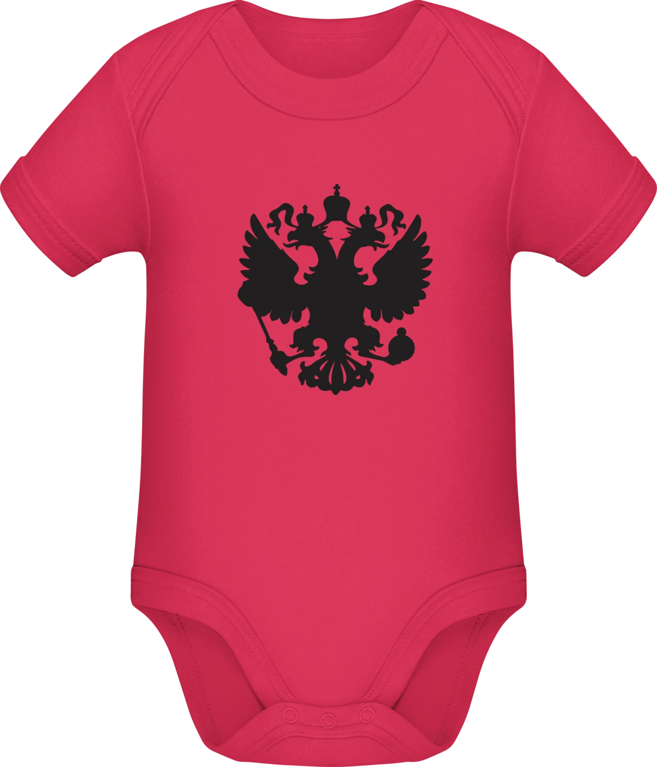 Russian Eagle Flag - Sorbet Sonar SSL organic babybodsuit - Front