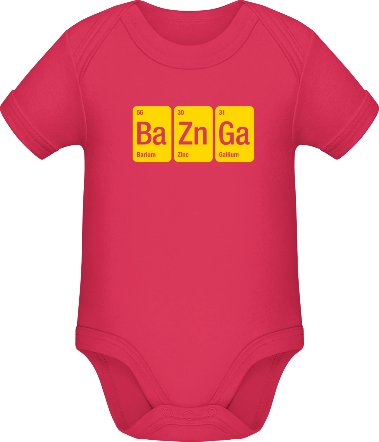 Bazinga - Sorbet Sonar SSL organic babybodsuit - Front