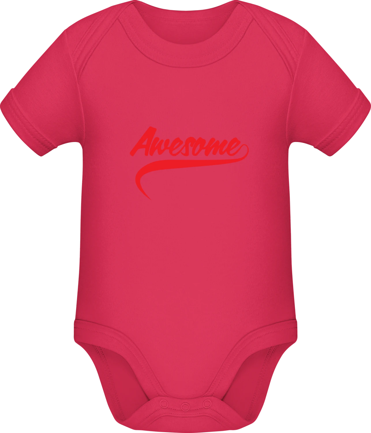 Awesome Slogan - Sorbet Sonar SSL organic babybodsuit - Front