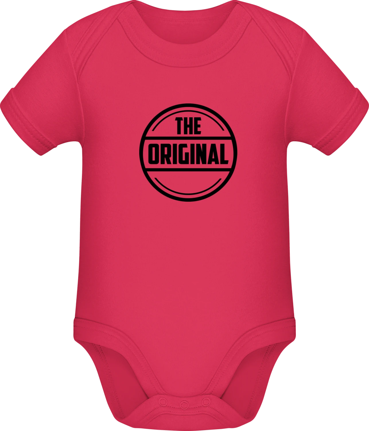 The Original Dad And Son - Sorbet Sonar SSL organic babybodsuit - Front