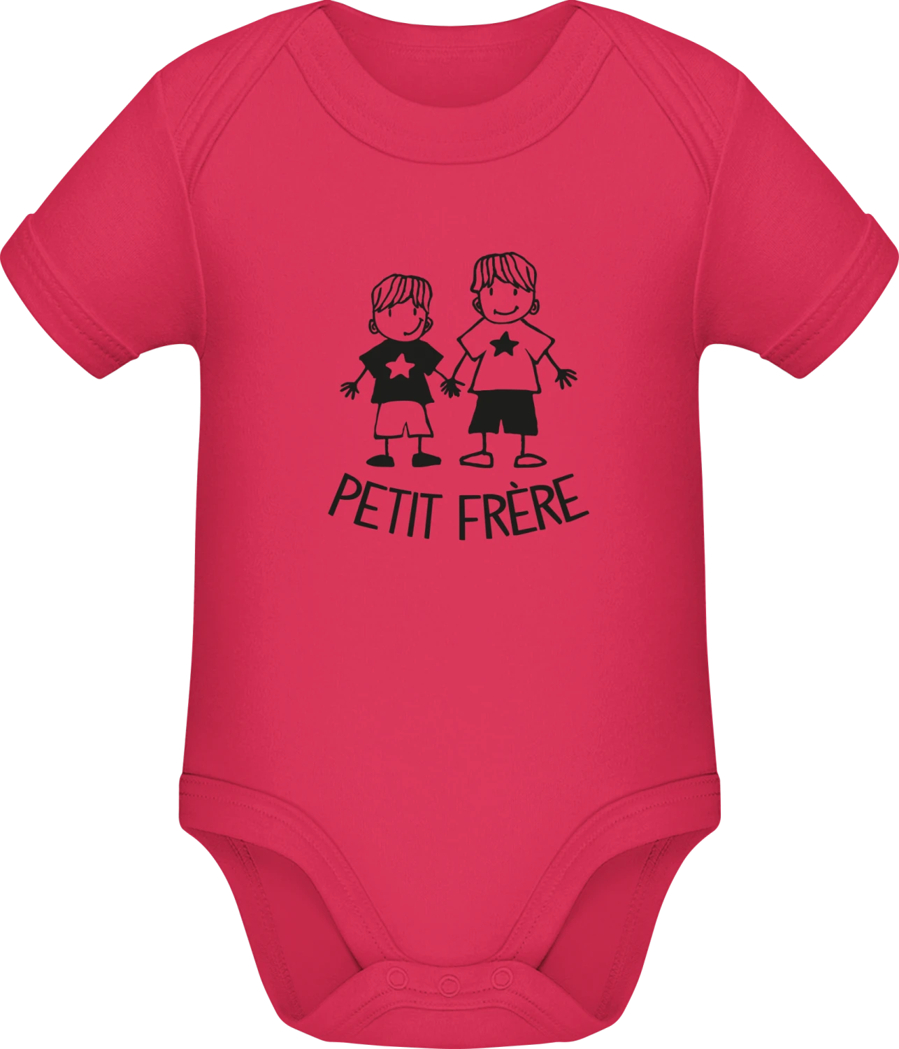 Petit frère - Sorbet Sonar SSL organic babybodsuit - Front