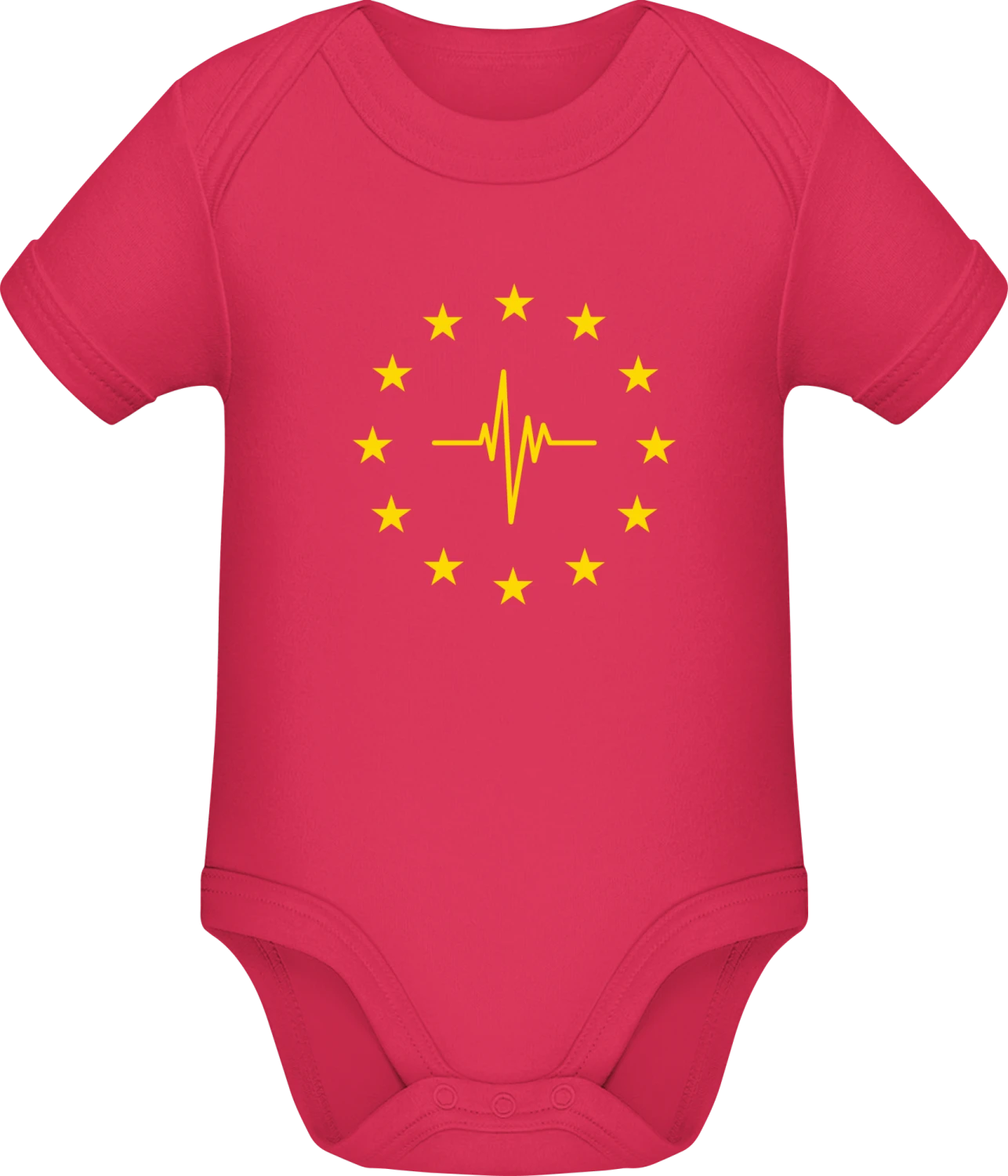 Europe Pulse - Sorbet Sonar SSL organic babybodsuit - Front