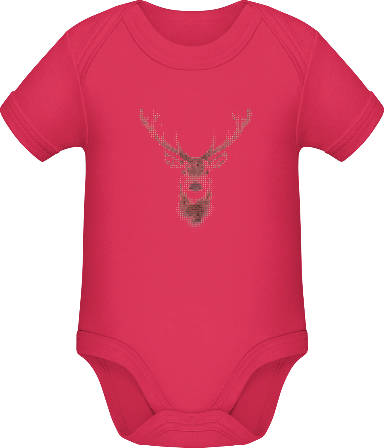 Deer effect - Sorbet Sonar SSL organic babybodsuit - Front