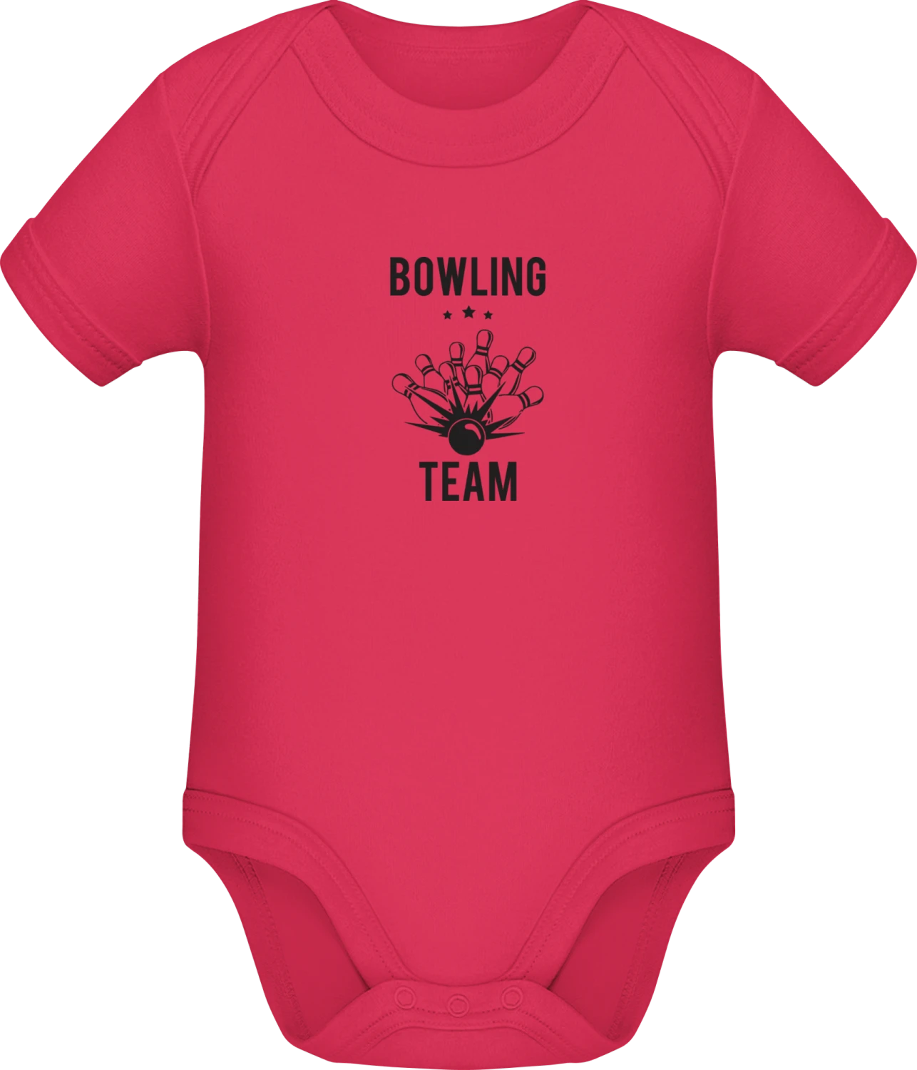 Stars Bowling Team - Sorbet Sonar SSL organic babybodsuit - Front