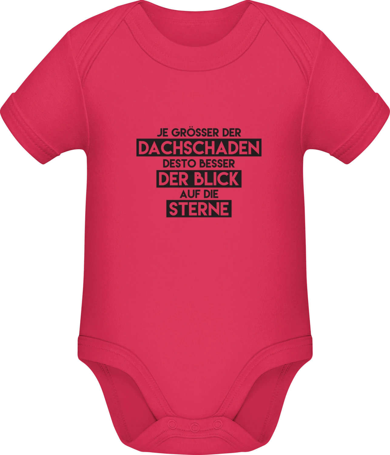 Dachschaden - Sorbet Sonar SSL organic babybodsuit - Front