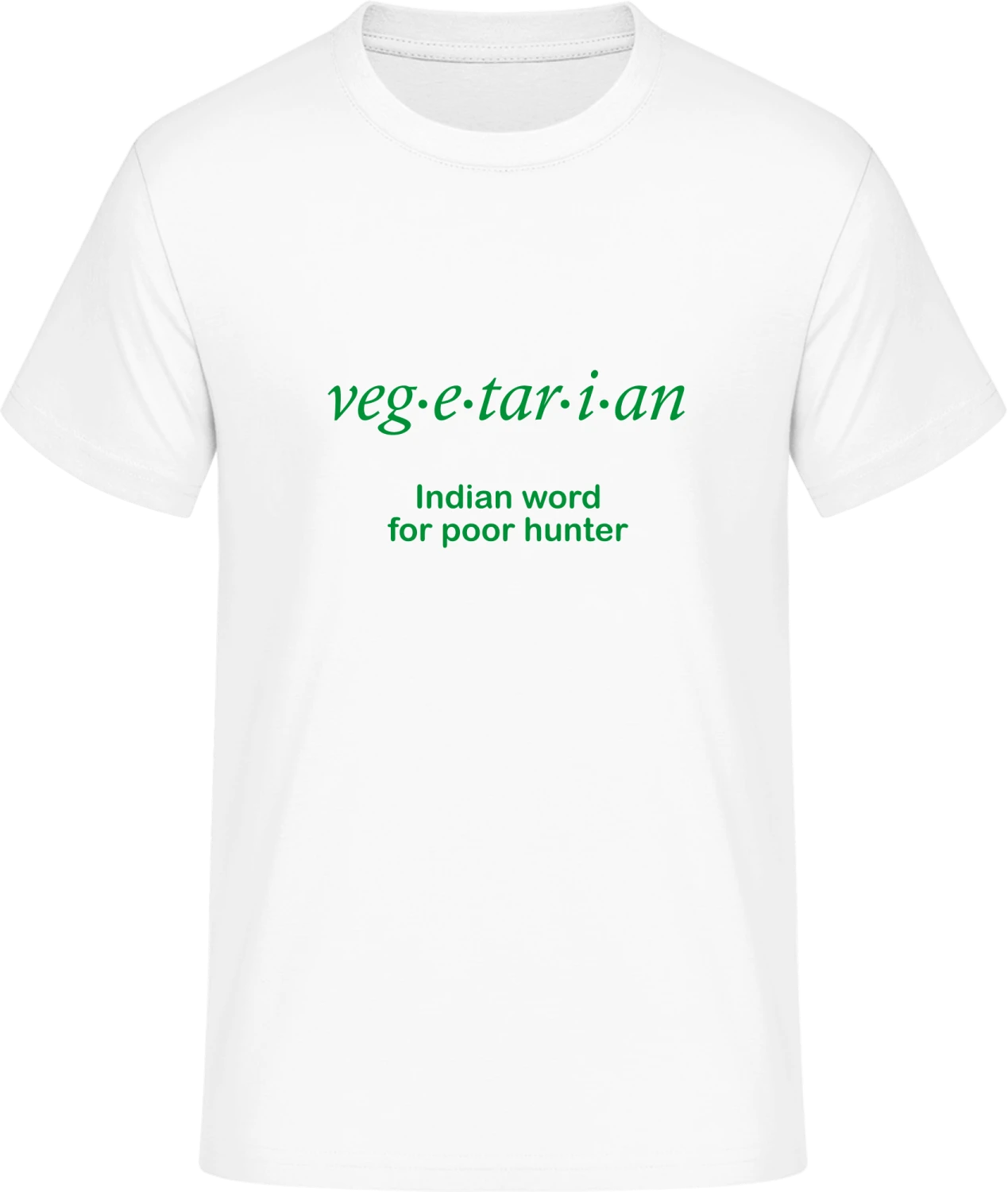 Vegetarier - Front_Weiß