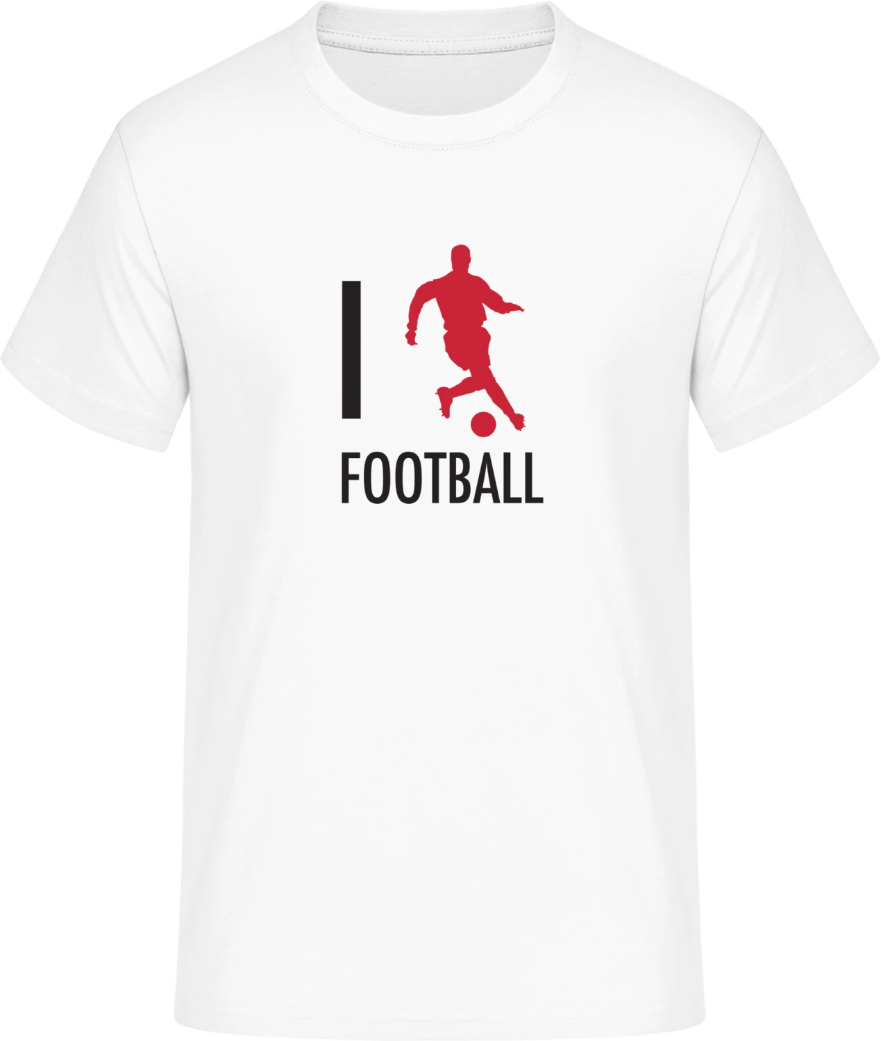 I Heart Football - Front_Weiß