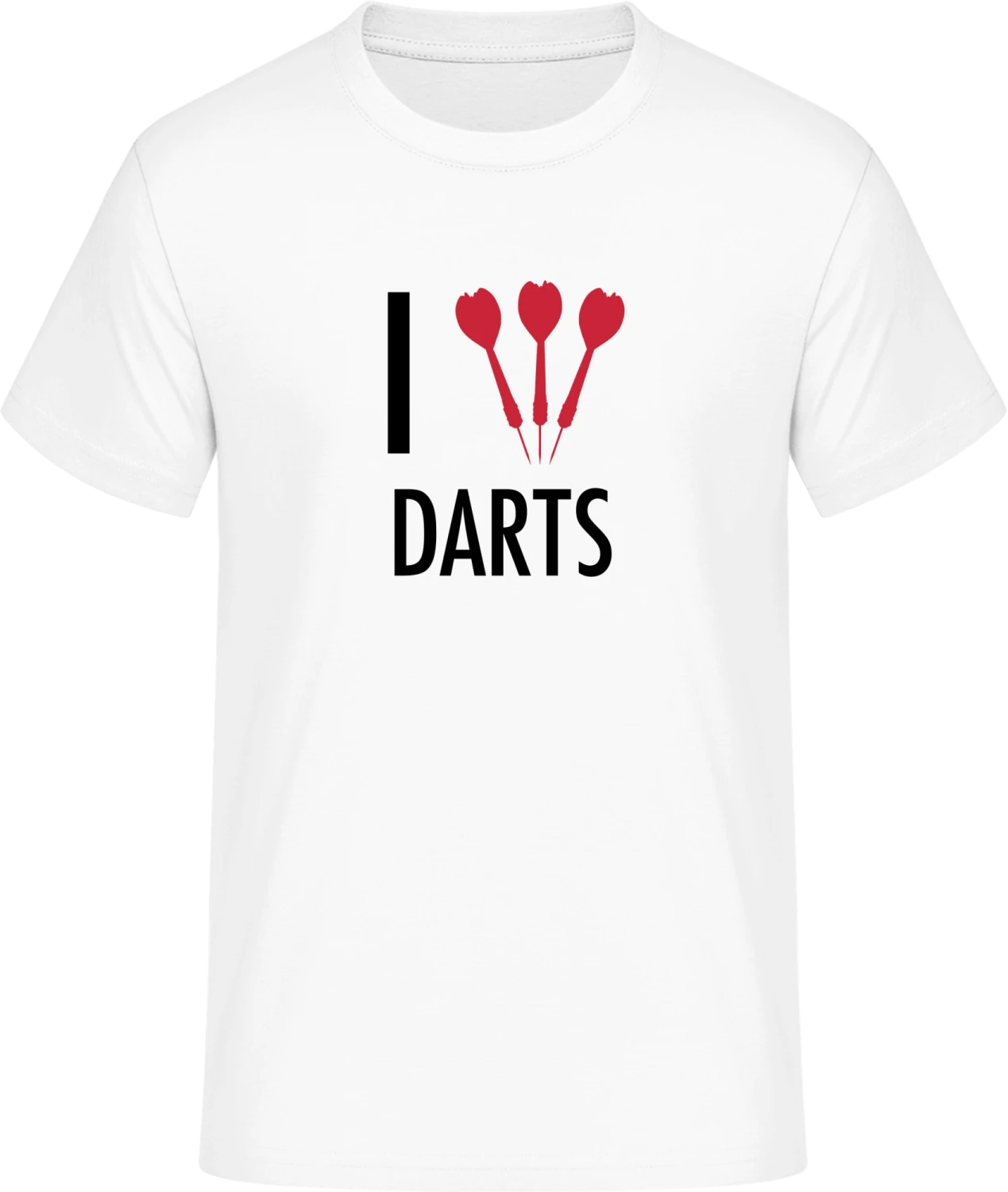 I Love Darts - Front_Weiß