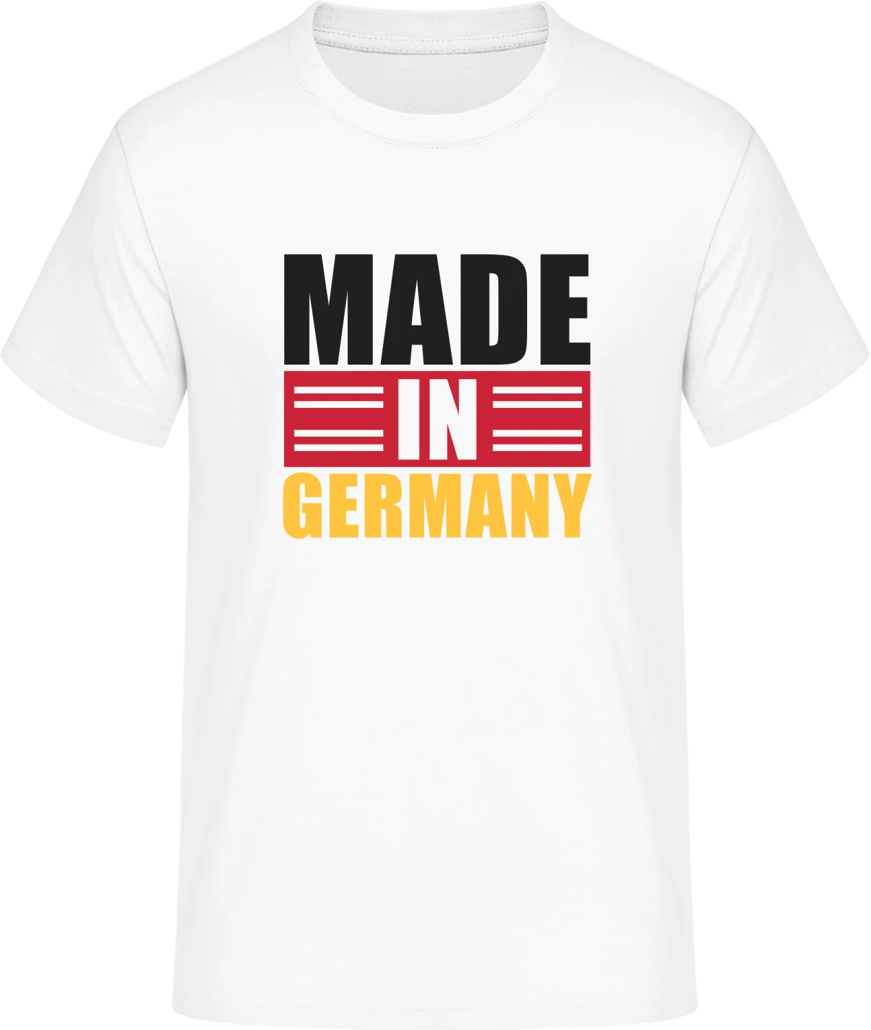 Made In Germany Typo - Front_Weiß