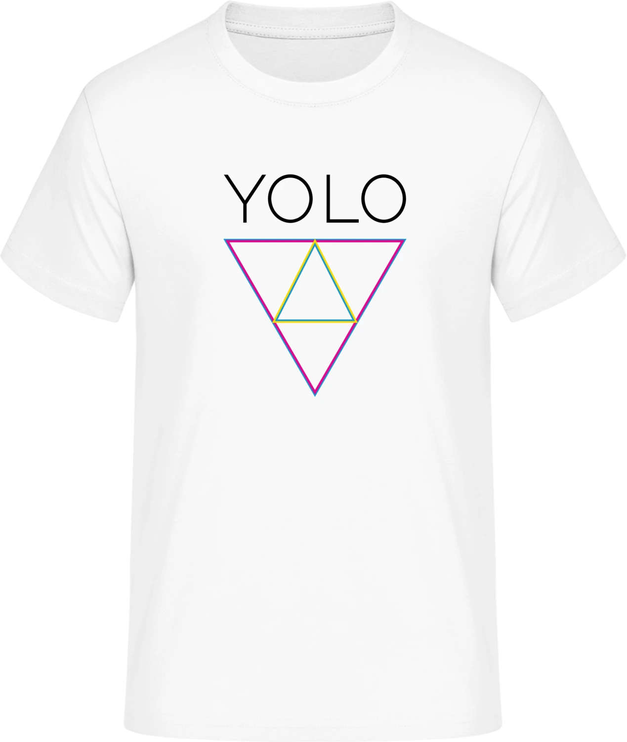 YOLO Triangle - Front_Weiß