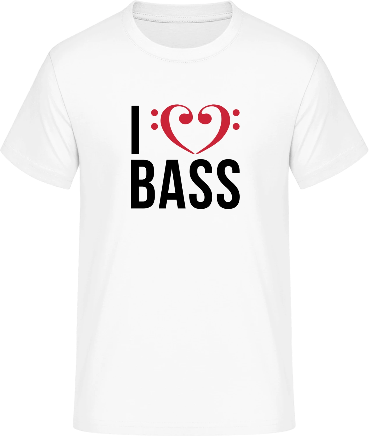 I Love Bass - Front_Weiß