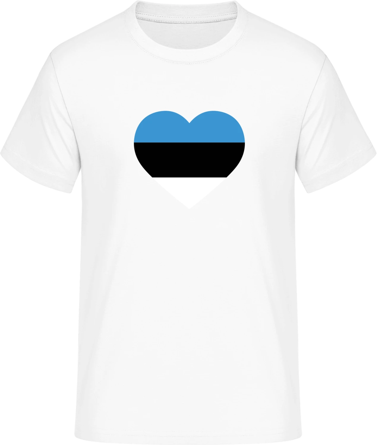 Estonia Heart - Front_Weiß