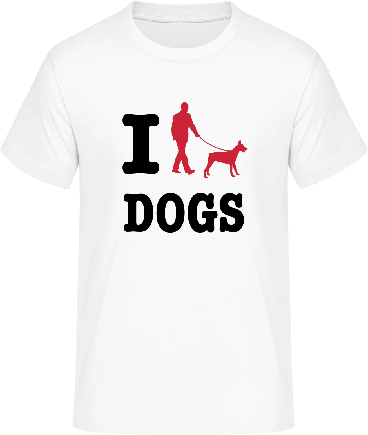 I Love Dogs - Front_Weiß