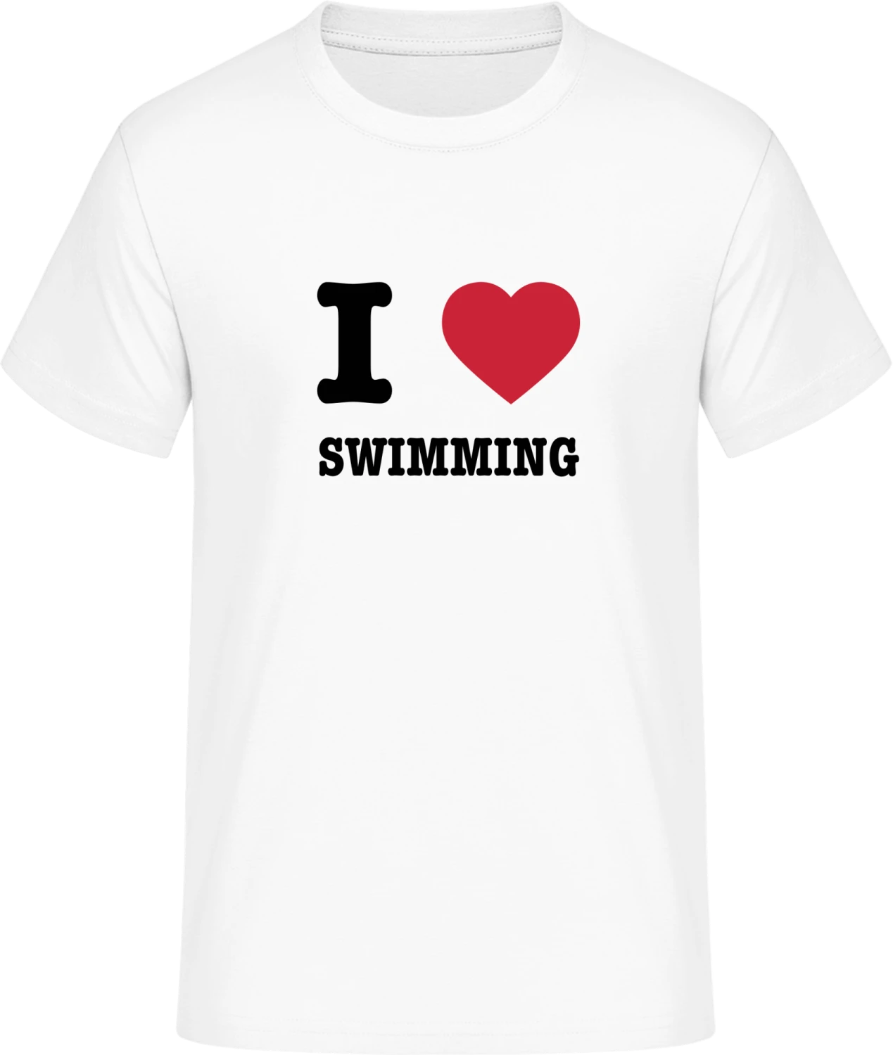 I Heart Swimming - Front_Weiß