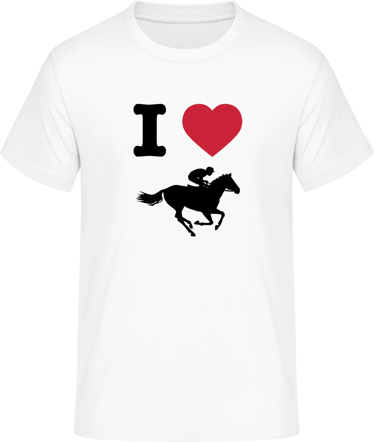 I Heart Horse Races - Front_Weiß