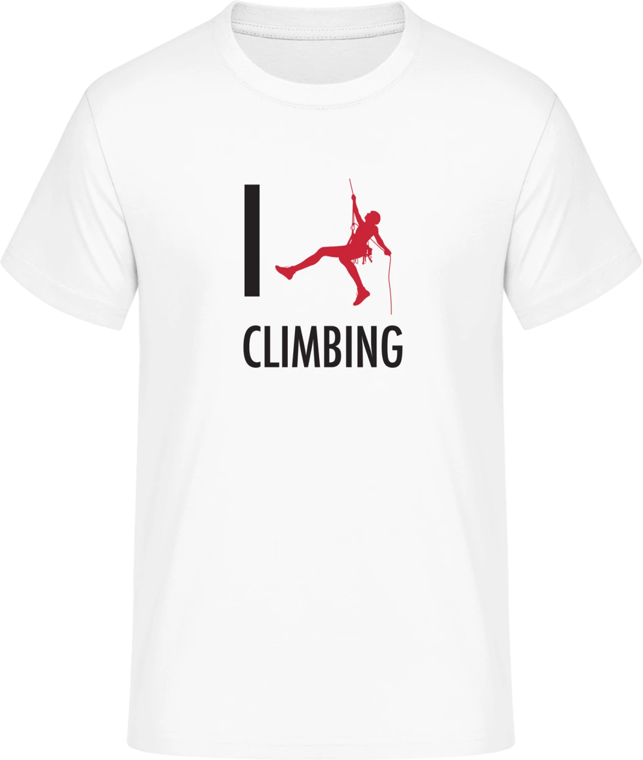 I Love Climbing - Front_Weiß