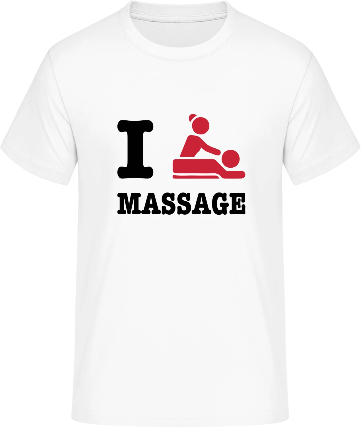 I Love Massage - Front_Weiß