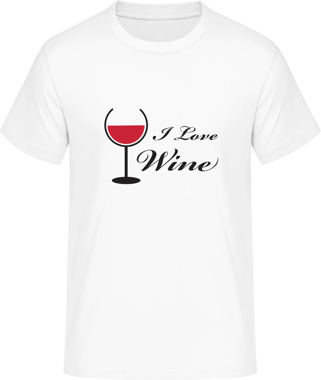 I Love Wine - Front_Weiß