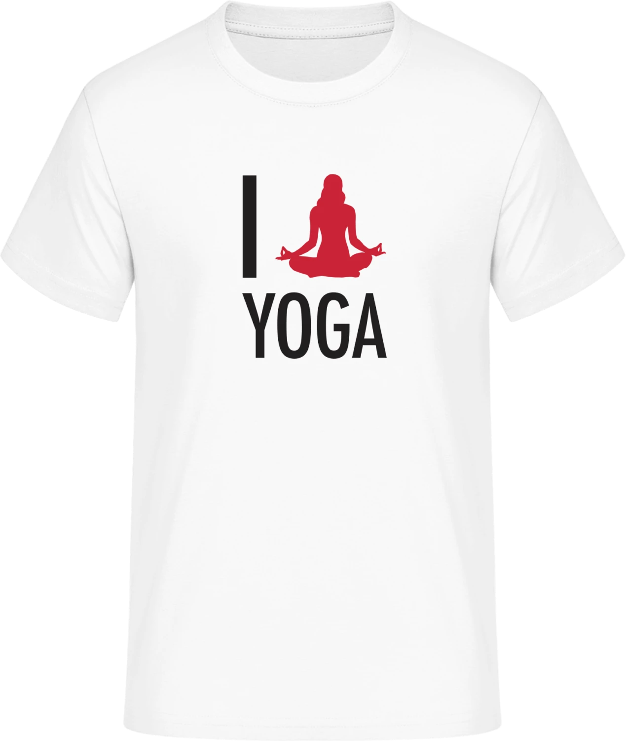 I Heart Yoga - Front_Weiß