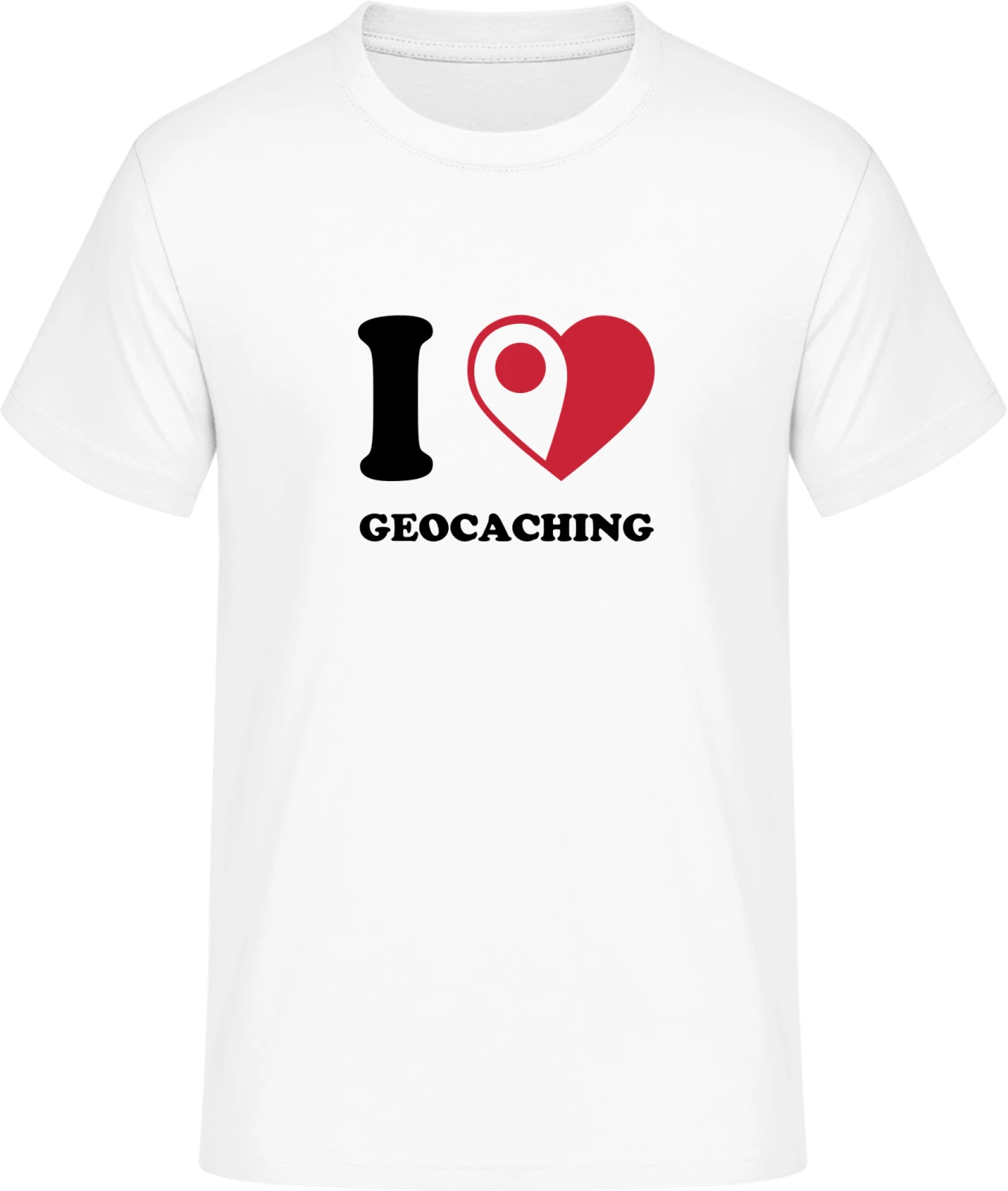 I Love Geocaching - Front_Weiß