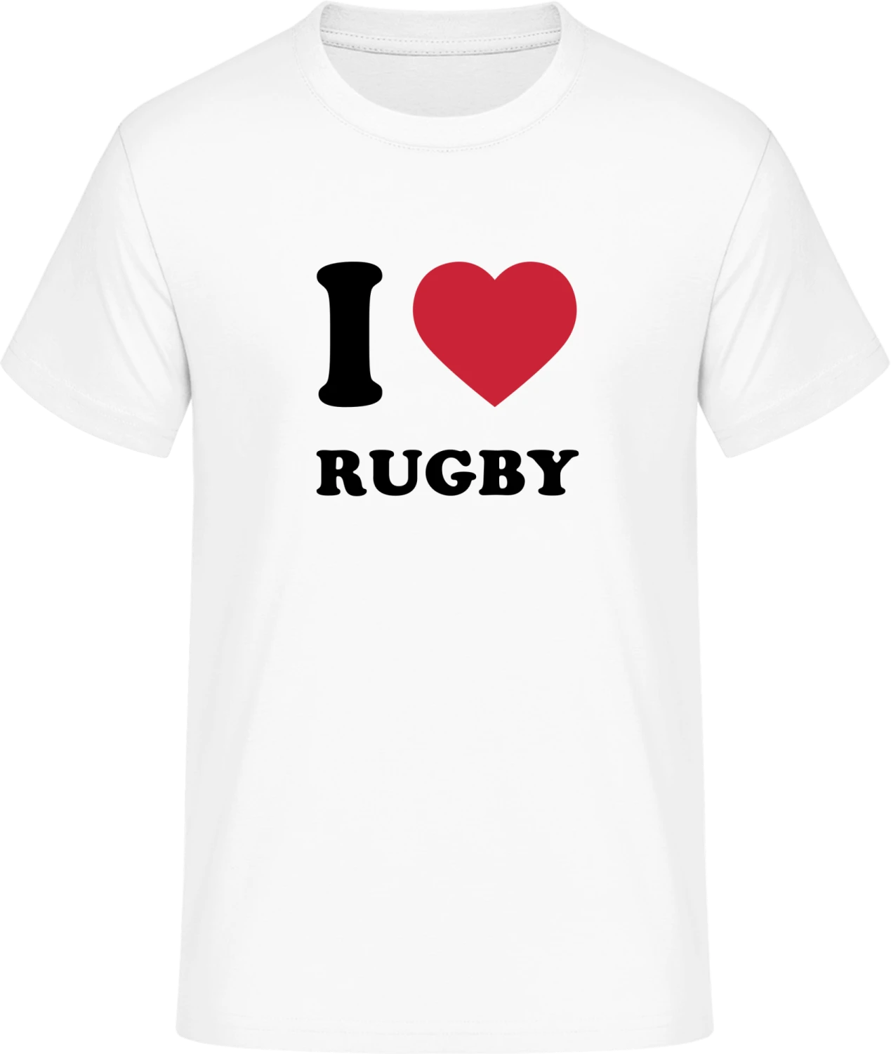 I Heart Rugby - Front_Weiß