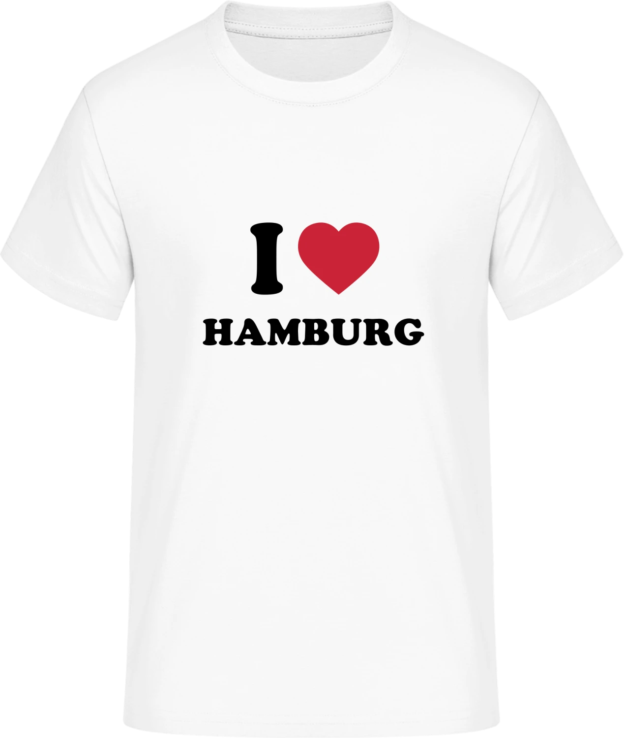 I Love Heart Hamburg - Front_Weiß