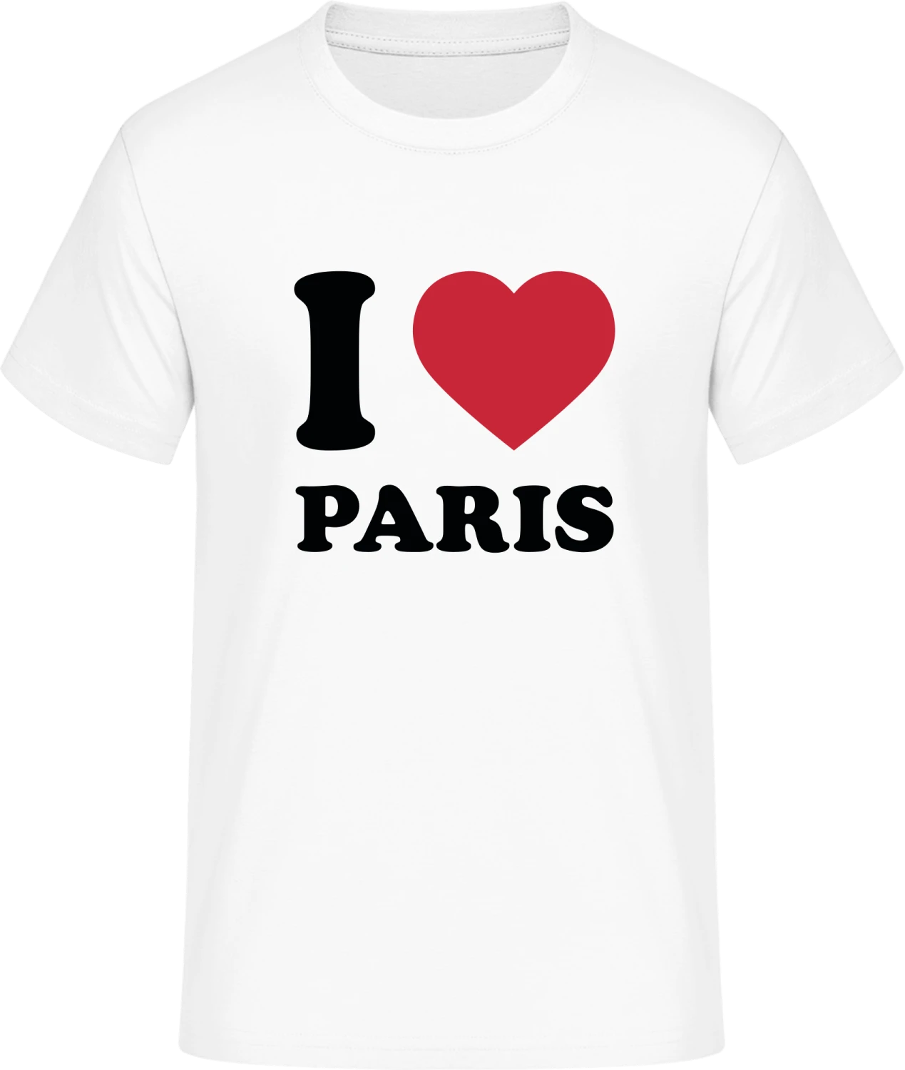 I Love Heart Paris - Front_Weiß