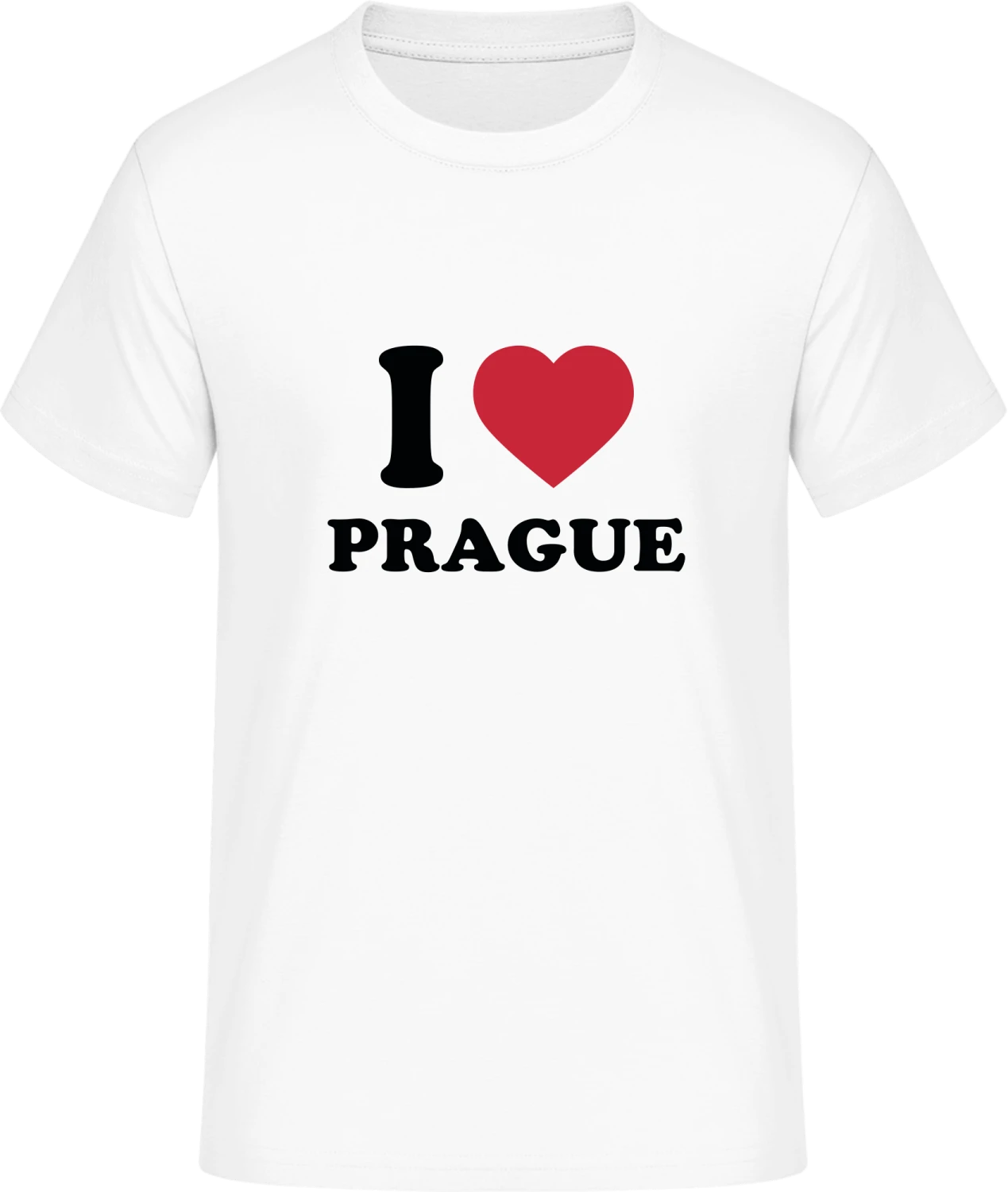 I Love Prague - Front_Weiß