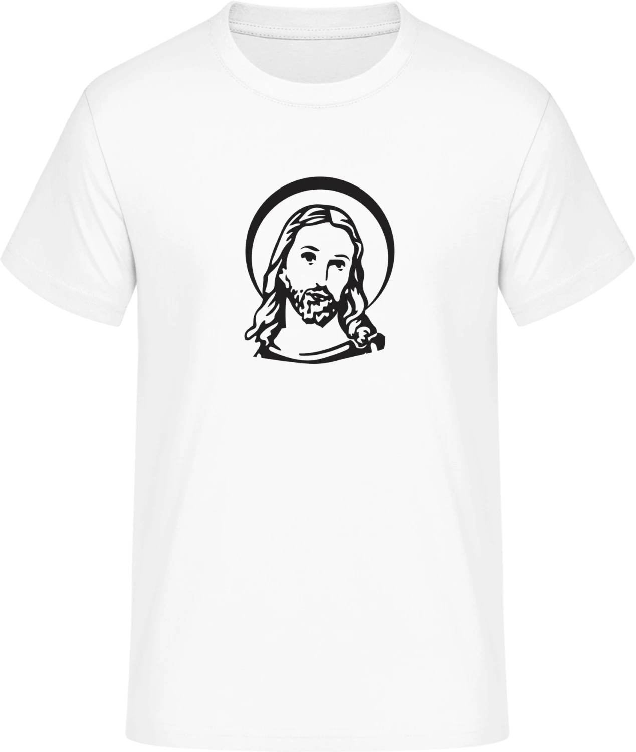 Jesus Icon Symbol - Front_Weiß