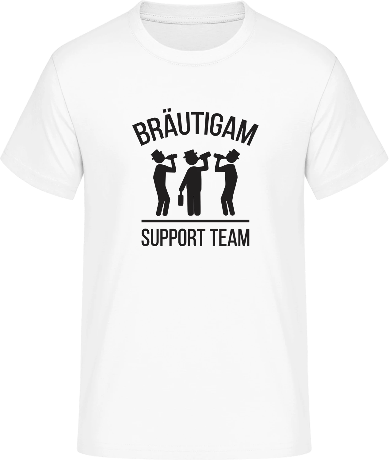 Bräutigam Support Team - Front_Weiß