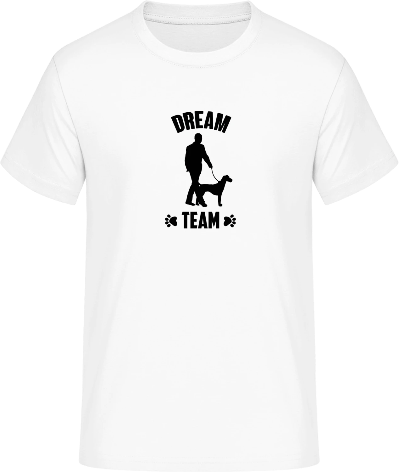 Dream Team Dog And Man - Front_Weiß