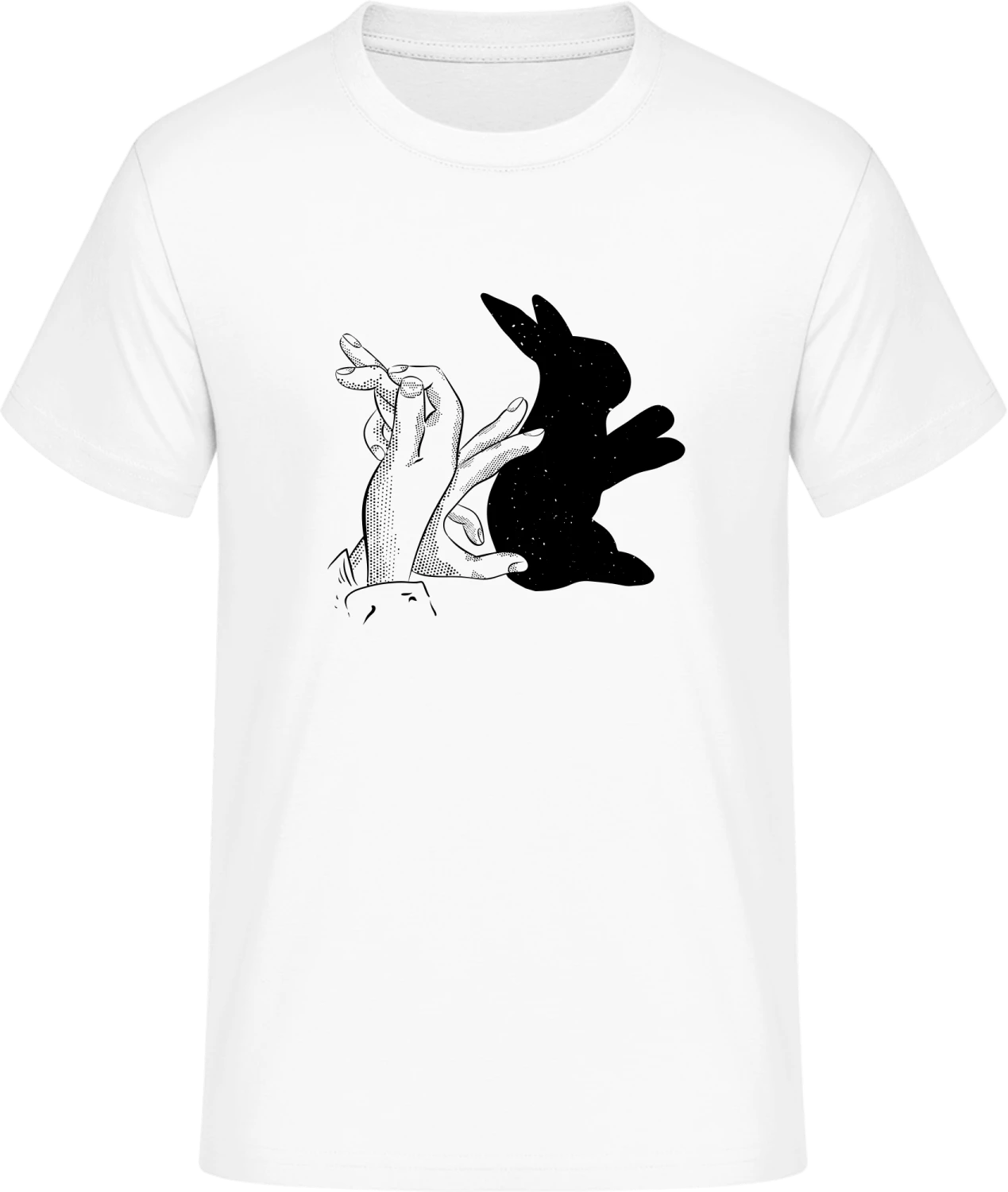 Rabbit Hand Shadow - Front_Weiß