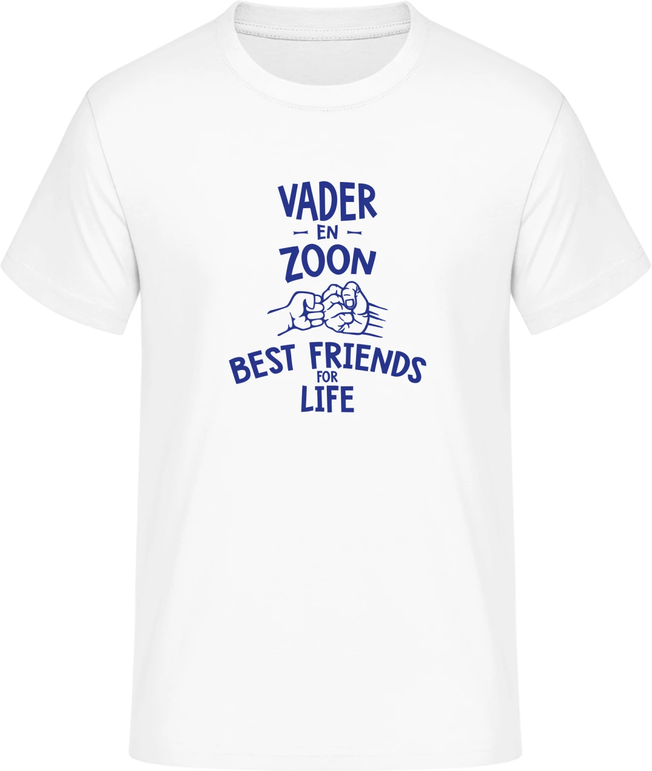 Vader en zoon best friends for life - Front_Weiß