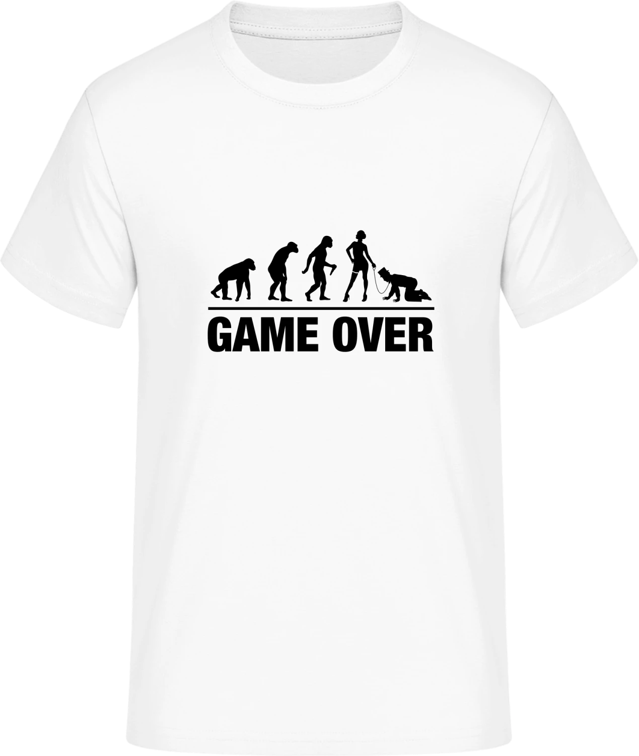 Game Over Evolution Bride And Groom - Front_Weiß